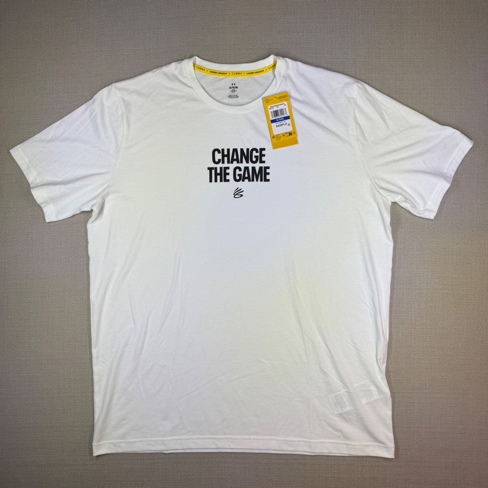 Under Armour Curry Brand Change The Game Graphic T-Shirt White XL